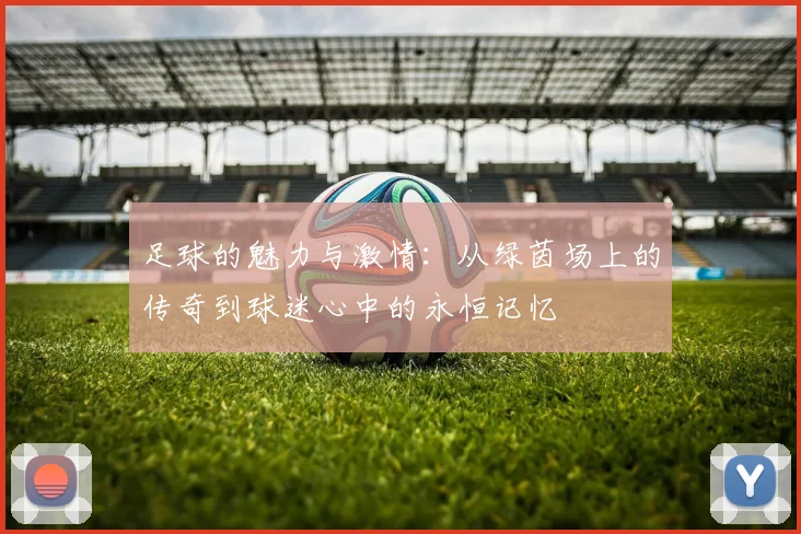 足球的魅力与激情：从绿茵场上的传奇到球迷心中的永恒记忆